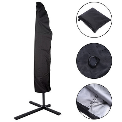 Outdoor Patio Umbrella Cover with Zipper Rainproof Windproof Cantilever Parasol Umbrella