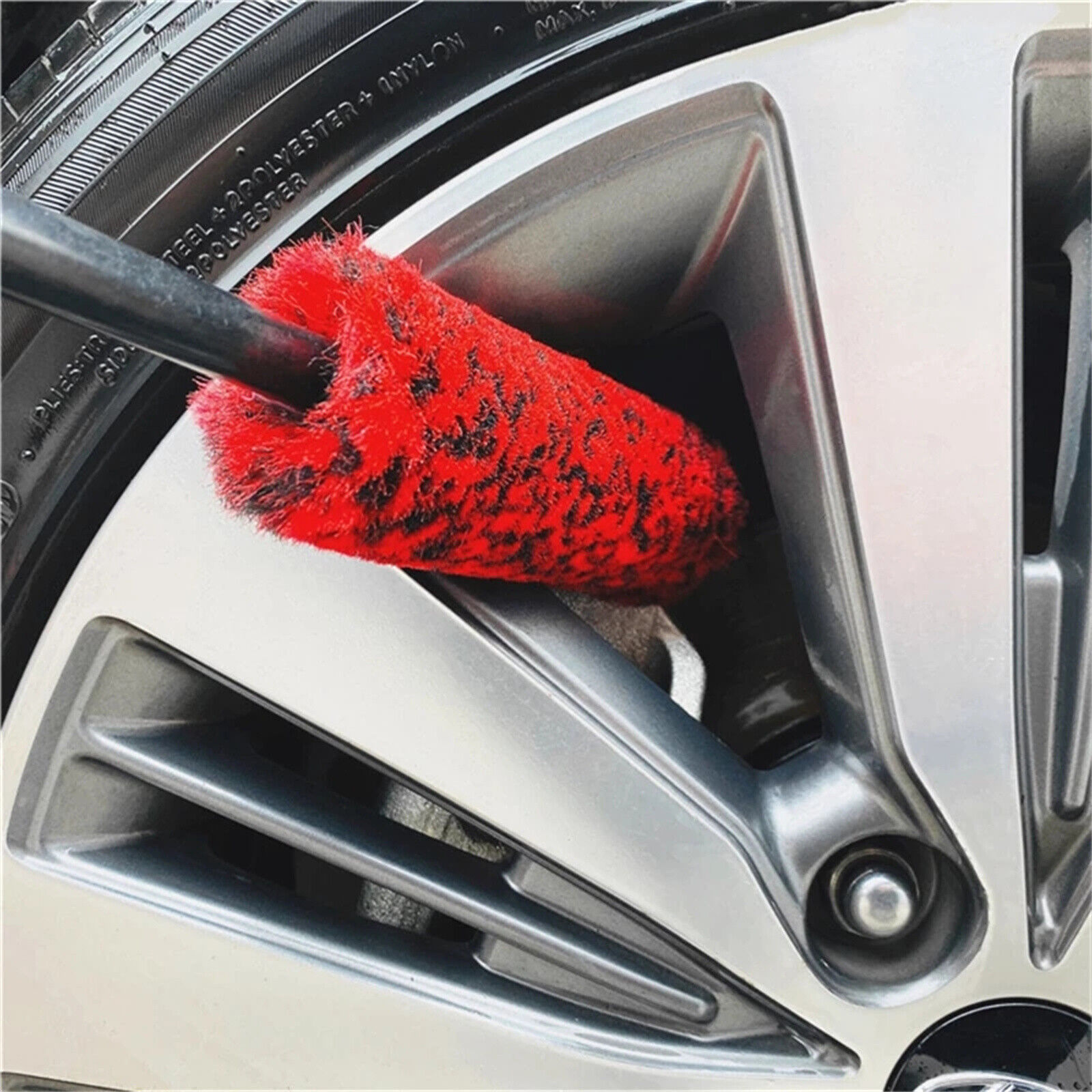 Set Of 3 Car Wheel Rim Cleaning Kit Woolies Super Plush Soft Alloy Wheel Clean Brushes