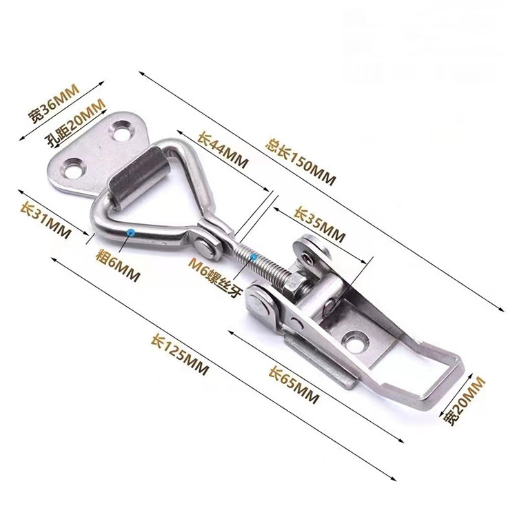 TOGGLE FASTENER OVER CENTRE STAINLESS STEEL OVERCENTRE LATCH TRAILER UTE Toggle Latch Heavy Duty Hand Tool