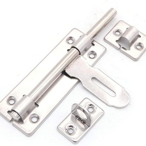 Stainless Steel Bolt Door Lock Latch Slide for Home Security Toilet Bathroom Toilet Window Furniture Pet Gate Lock