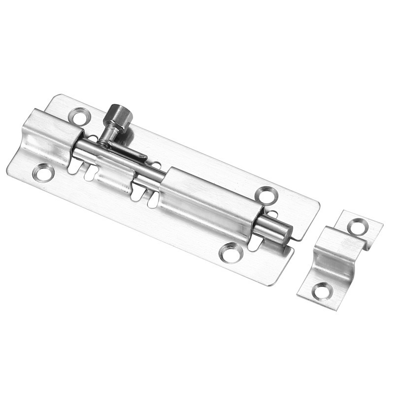 Stainless Steel Bolt Door Lock Latch Slide for Home Security Toilet Bathroom Toilet Window Furniture Pet Gate Lock