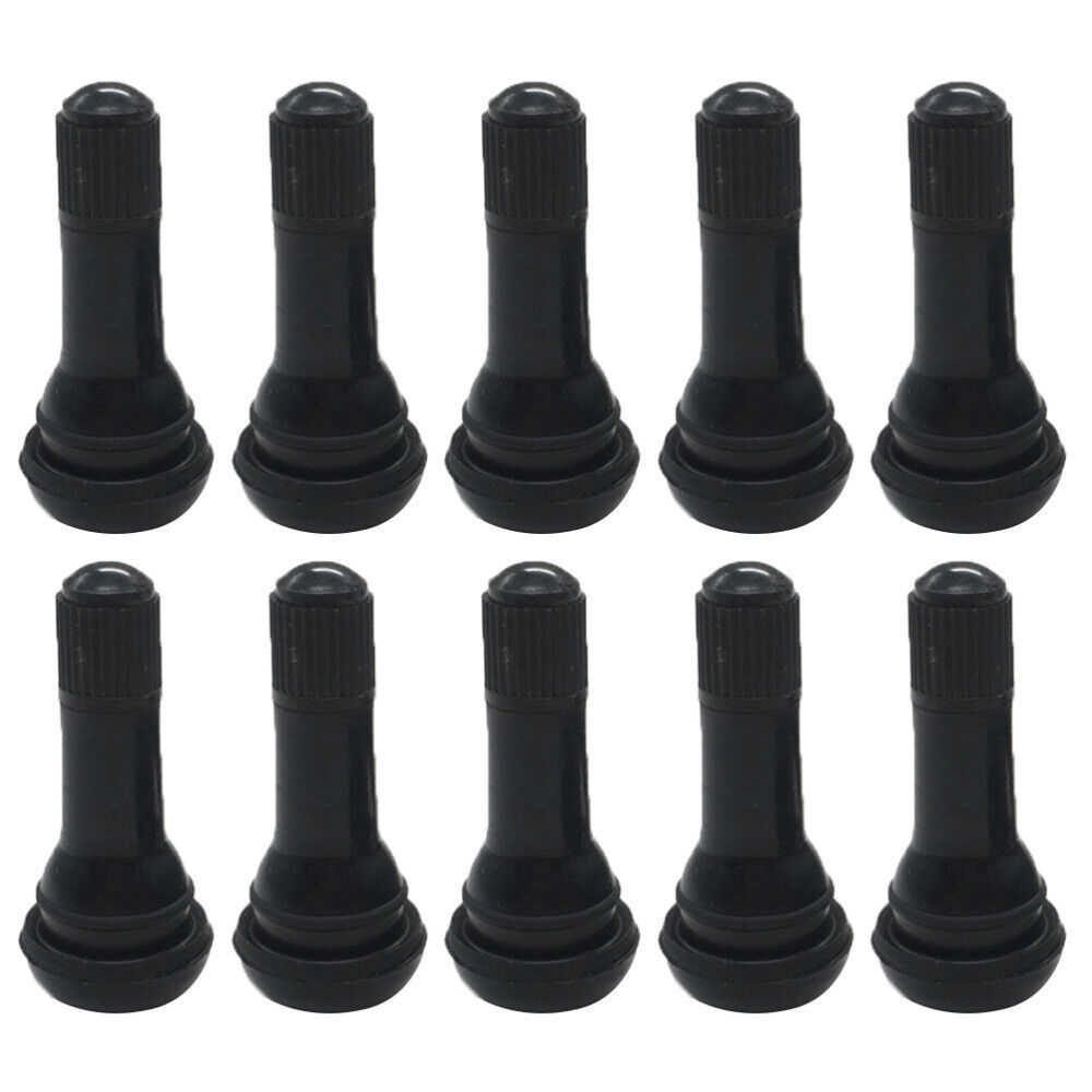 Pack Of 100 pieces Car Auto TR 412/413/414 Snap In Tyre (Tire) Valve Rubber Tubeless Short Valve Stems