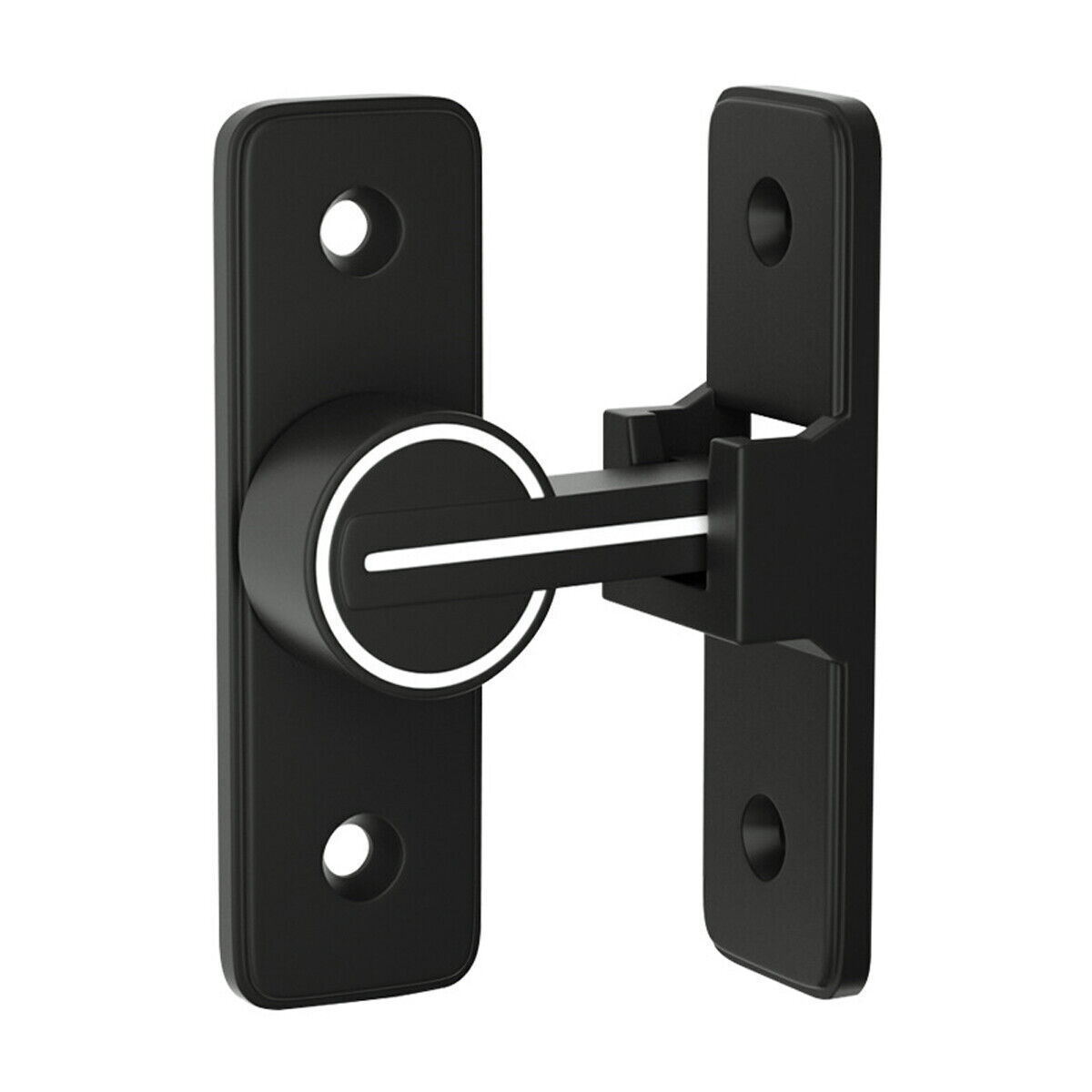 Barn Door Lock Heavy Duty Sliding Barn Door Latch Lock 90 Degree Gate Latch for Bathroom Garden Garage