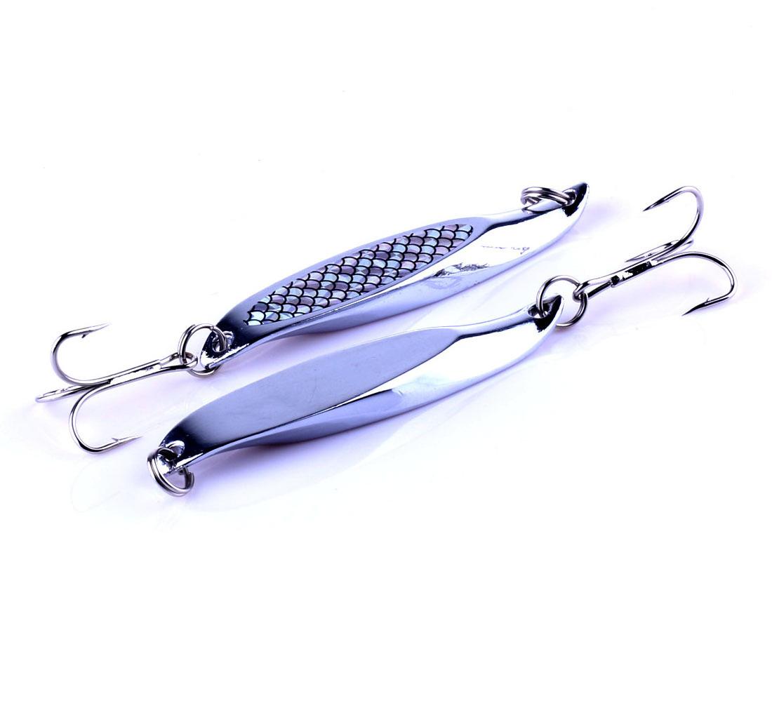 Fishing Lure Metal Slice Spoon Spinner Slugs Tackle Mackerel Tailor Lures