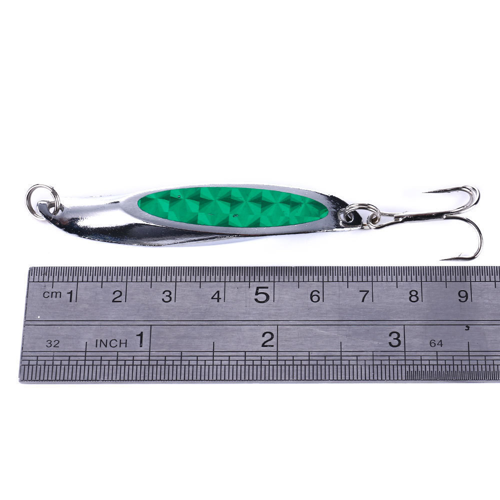 Fishing Lure Metal Slice Spoon Spinner Slugs Tackle Mackerel Tailor Lures