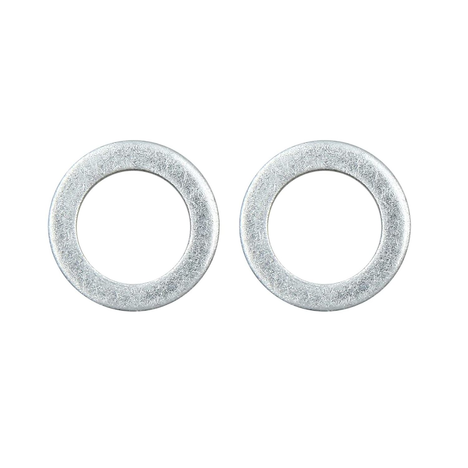 Car Engine Oil Crush Washers Drain Plug Gaskets 14mm ID. 22mm OD. Aluminum