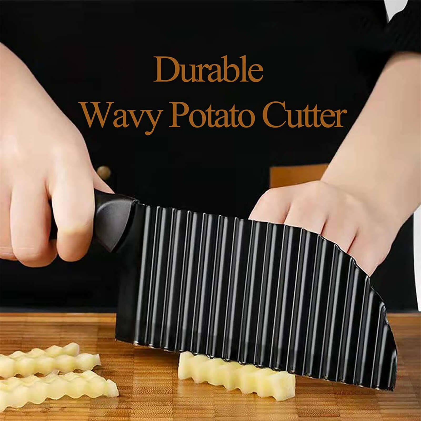 Chopper Knife Wavy Slicer Crinkle Potato Chip Cut Blade Crinkle Vegetable Cutter Stainless Steel Blade Wavy Knife