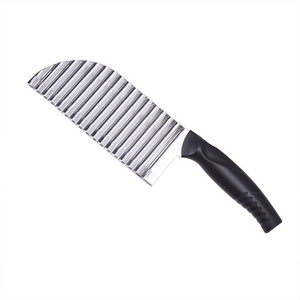 Chopper Knife Wavy Slicer Crinkle Potato Chip Cut Blade Crinkle Vegetable Cutter Stainless Steel Blade Wavy Knife