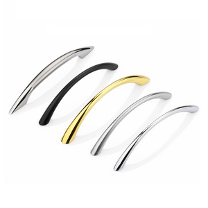 Kitchen Handles Cabinet Door Bow Drawer Cupboard Furniture Pulls Nickel Black Kitchen Cupboard Cabinet Handles