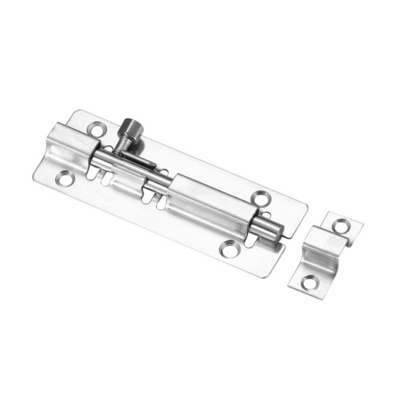 Stainless Steel Bolt Door Lock Latch Slide for Home Security Toilet Bathroom Toilet Garden Gate Shed Doors