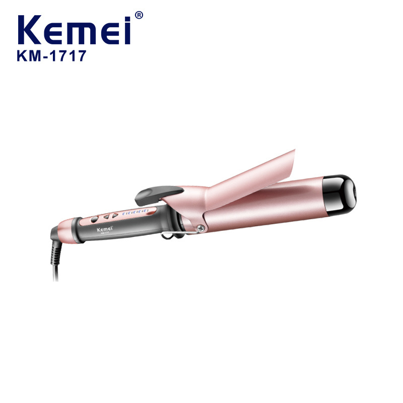 KEMEI Hot Professional Household Hair Curler km-1717 Negative ion Curls Wave Curlers Wand Rotating Curling Iron