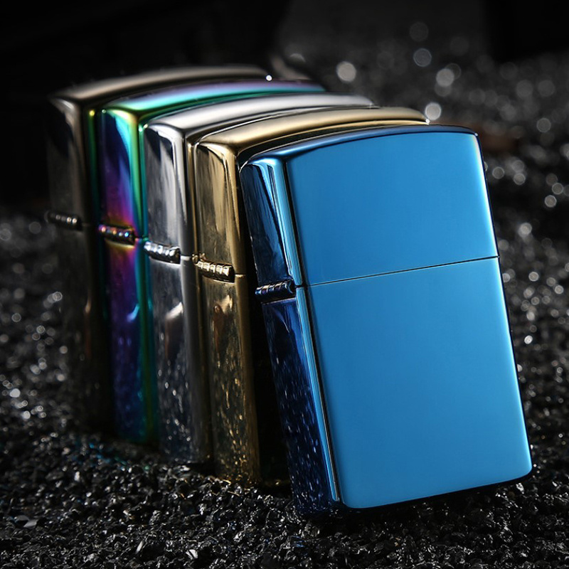 ZORRO brass high-grade windproof flint fuel oil lighter gift box packaging custom kerosene lighter