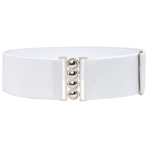 Retro Trend Simple Youth Decoration Casual Belts New Fashion Designer Design Elastic Wide Women's Belt