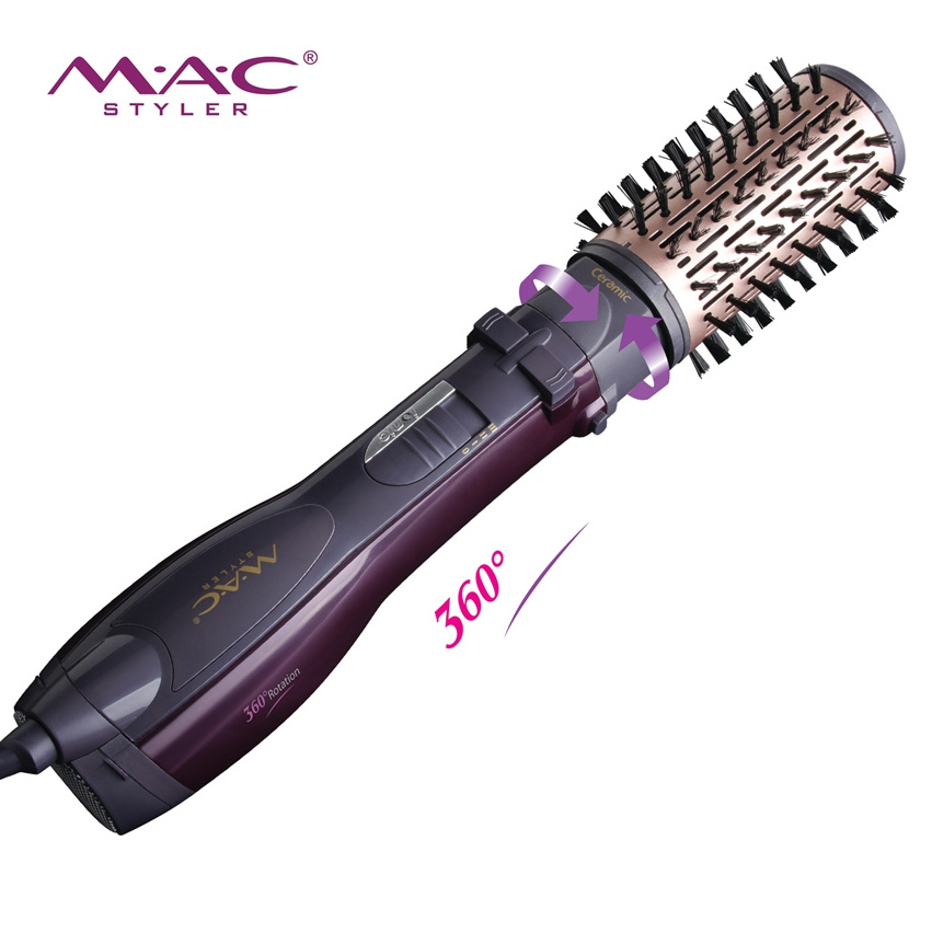 ceramic hair straightener brush new design fast ceramic coating electric hair straightener brush