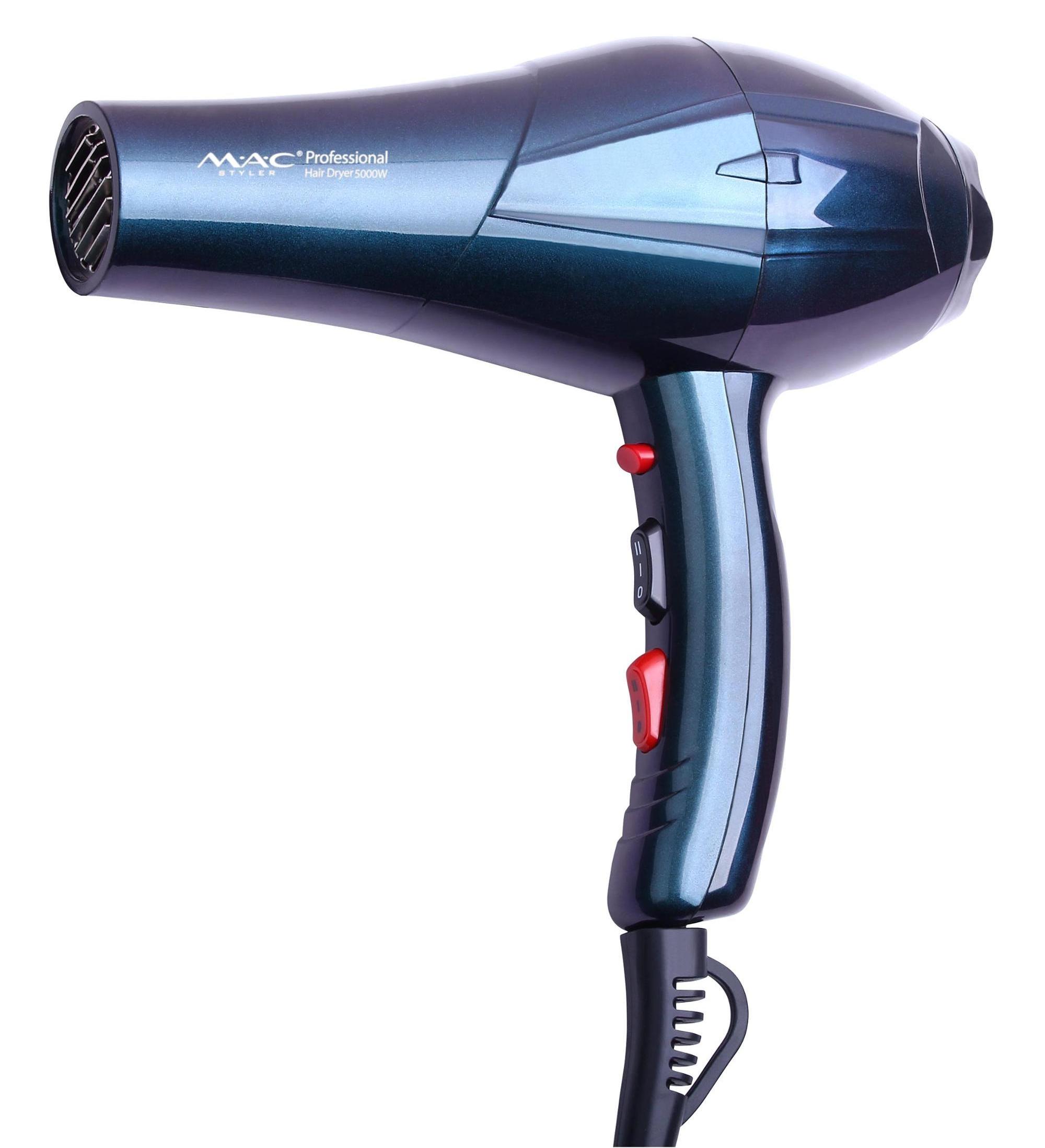 New Style Classic Blue Plastic Professional AC Motor Blower Hair dryer Exquisite Appearance High Quality Low Noise 5000w Blower