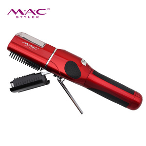 MAC Styler Salon Professional Cordless Split Hair Clipper Gold Color Hair Clipper Hair Trimmer for Men