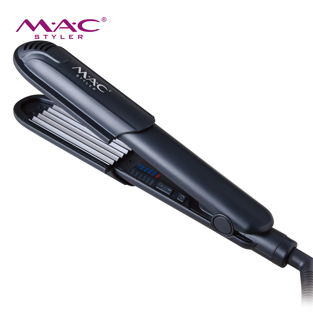 MAC Styler 220C Hair Straightener 4 In 1 Flat Iron Hair Straightener Black Color Flat Iron