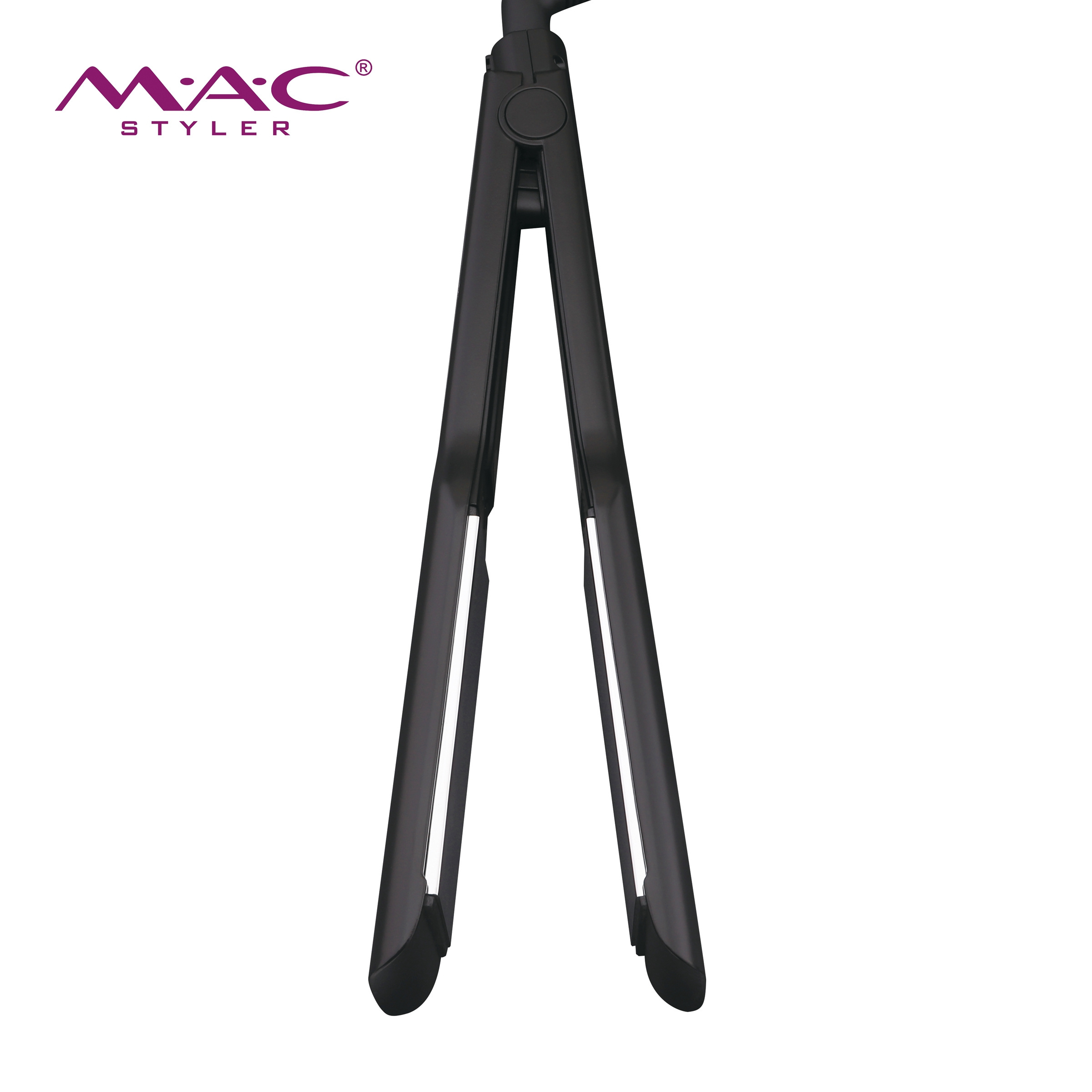 MAC 5-stage thermostat titanium iron hair straightener packed in high-quality magnetic box professional hair flat iron