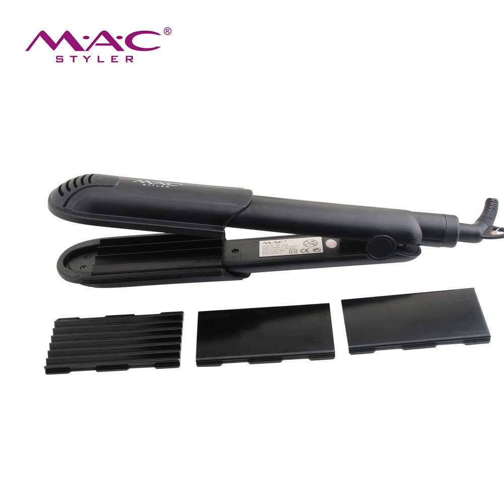 MAC Styler 220C Hair Straightener 4 In 1 Flat Iron Hair Straightener Black Color Flat Iron