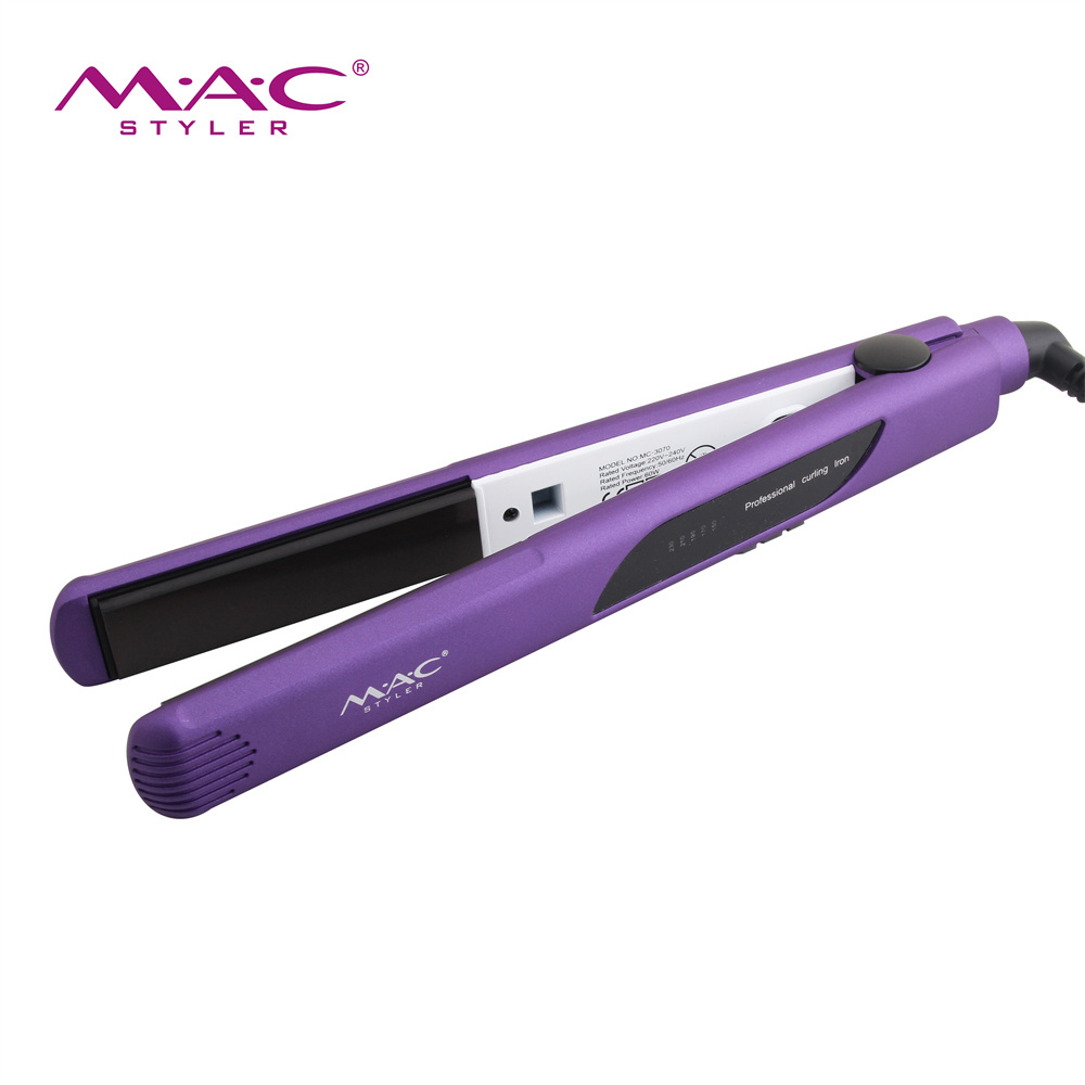 MAC Styler Ceramic Curling Iron Fast PTC Heating Flat Iron 230C Professional Hair Straightener