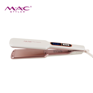 Plancha de cabello Salon MAC Hair Iron Custom Logo Professional Ceramic Hair Straightener