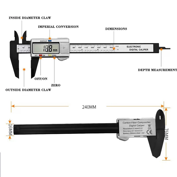 Electronic digital vernier caliper 0-150mm digital caliper