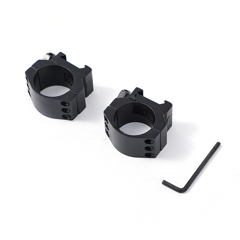 Hot Selling Hunting Low Profile 30mm Ring Scope Mount Heavy Duty 3 Bolts Flashlight Mount