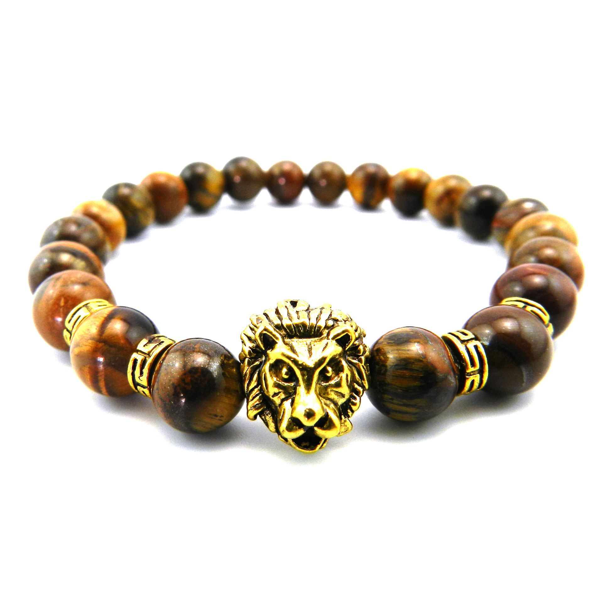 MANCHAO Hot Selling Natural Stone Agate Volcanic Rock Energy Colorful Buddha Beads Bracelets-Fashion Jewelry Wholesale