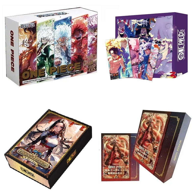 Wholesale Japan Anime One Pieced Collectible Card Nami Luffy Hero TCG/CCG Game Board Table Playing Cards Booster Box Gift Toys