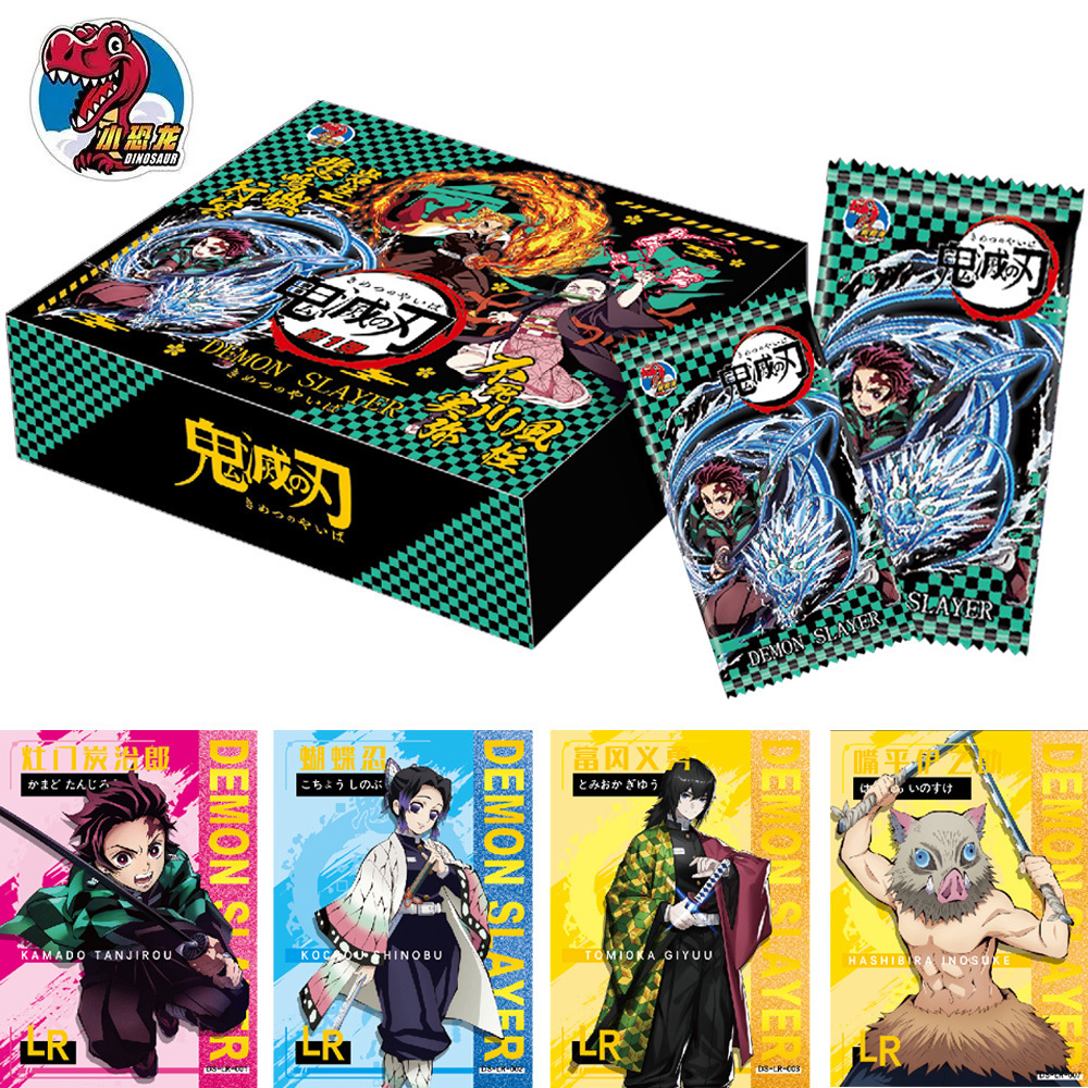 Wholesale Original Demon Slayer Booster Box Rare Limited Tanjirou Kamado Nezuko Flash Cards TCG/CCG Collectible Cards Kids Gifts