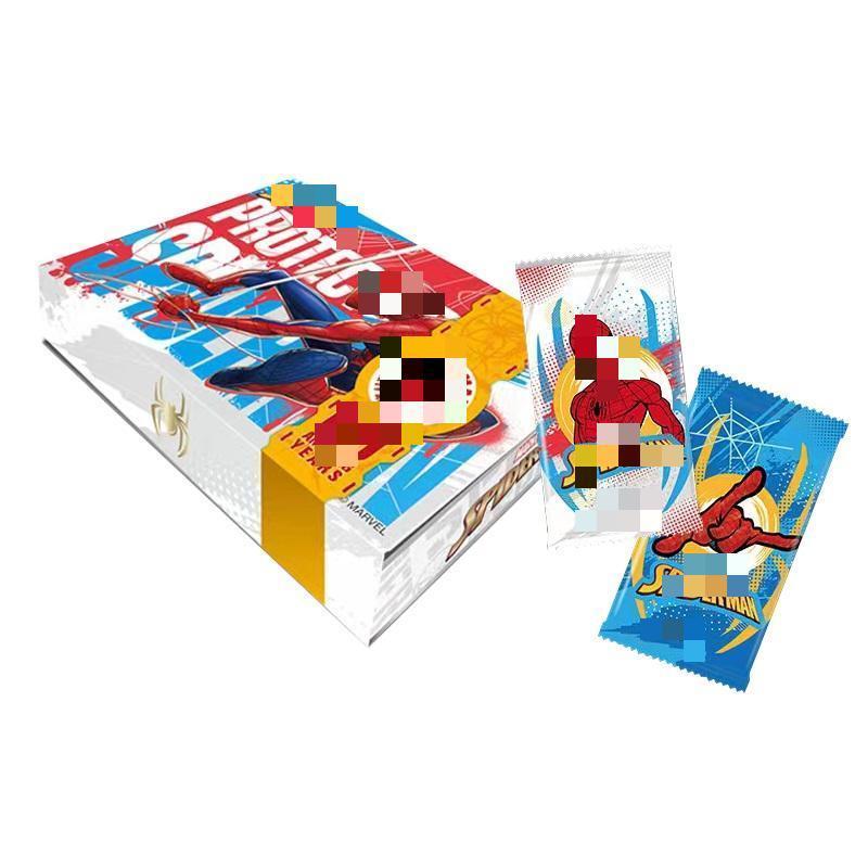 Wholesale 36 Boxes Marvell Booster Box Spider Supermen 60th Anniversary Collection Edition Rare TCG Cards Kids Toys