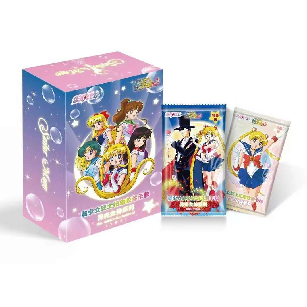 Goddess Story Collection Card For Kids Magical Girl Sailor Moon Fantasy Cute Character CCG Card Booster Box Table Toys Gift