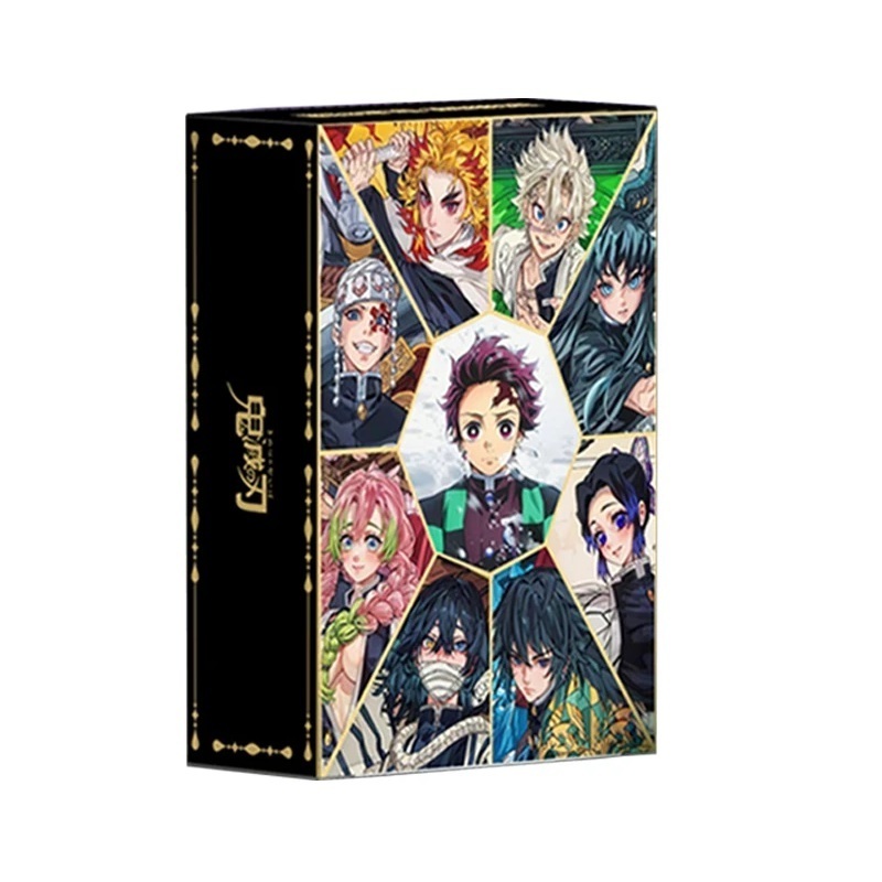 Japanese Anime Demon Slayer Collection Cards Booster Box Rare Kamado Nezuko Table Playing Cards Board Game Toys Kids Gifts