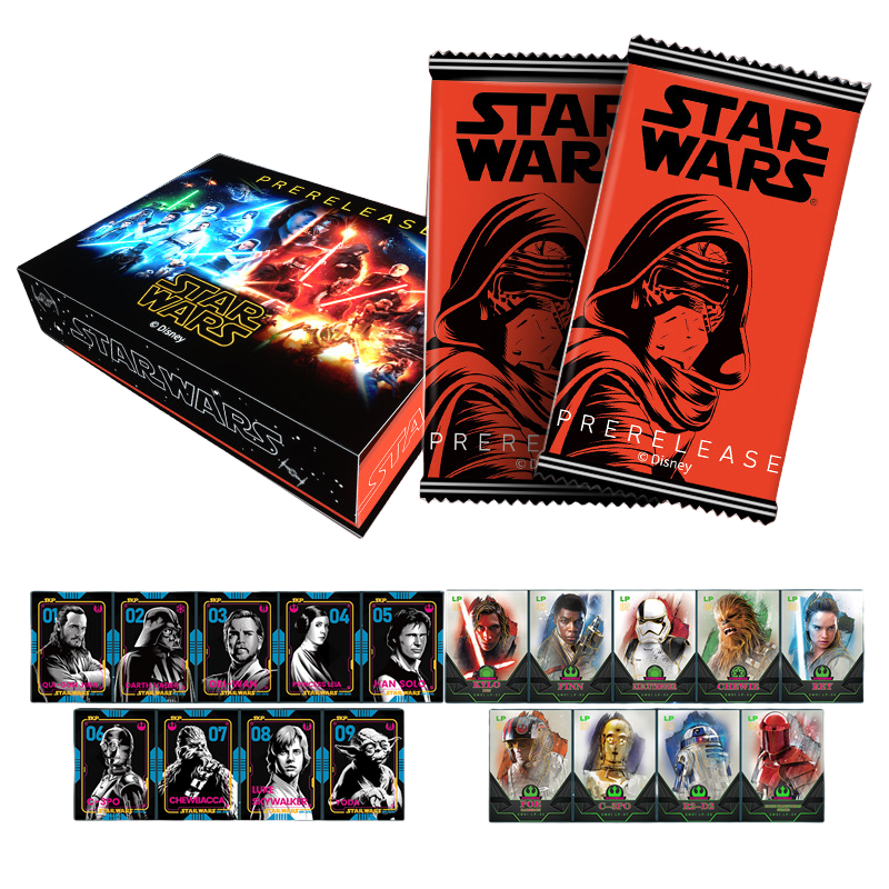 First Edition Star Warsz Collectible Card Booster Box Rare Movie Character Film Ticket Stub TCG Game Board Cards Gifts for Fans