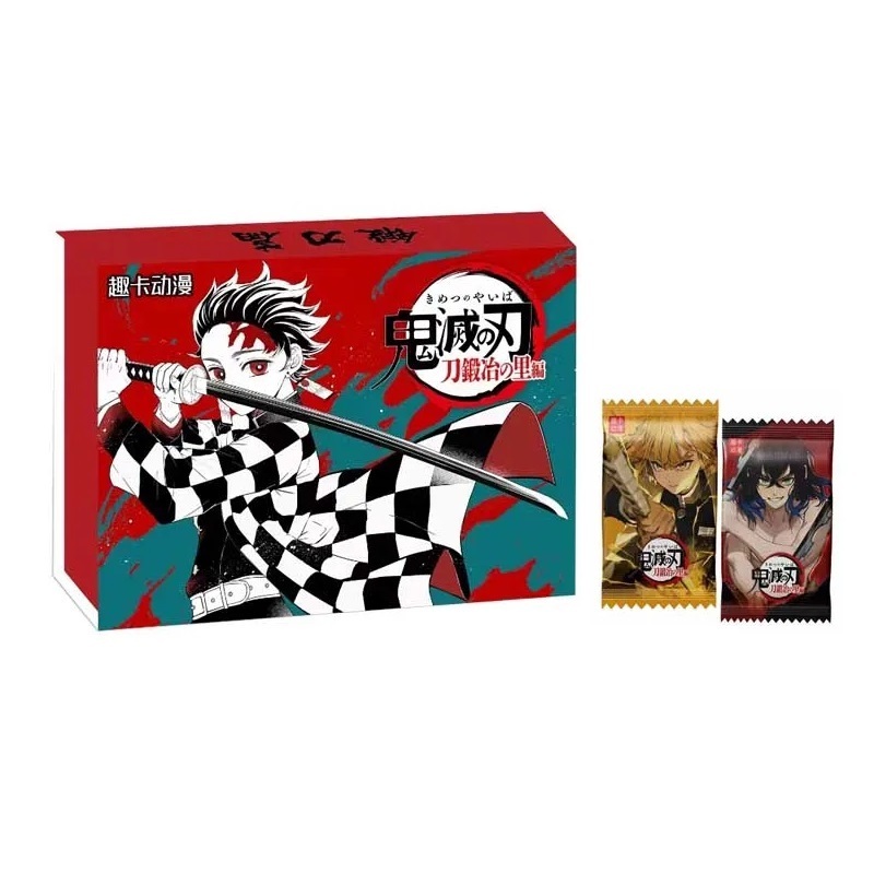 Demon Slayer Anime Character Collectible Game Board Card Booster Box Kimetsu No Yaiba TCG Cards Table Playing Toys Kids Gifts