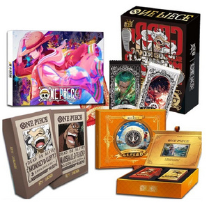 Japanese Anime One Pieced NOVA Collectible Cards Game Board Rare CCG Luffy Zoro Nami Trading Cards Table Playing Toys Kids