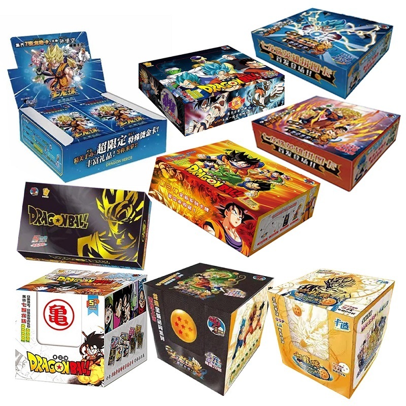 Dragon Ball TCG Table Playing Cards Rare Anime Figures Son Goku Collectible SSR Game Board Cards Booster Box Kids Toys Gifts