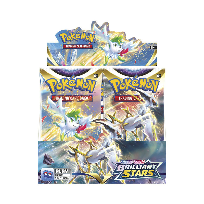 Poke mons TCG Lost Origins 360pcs/box Brilliants Stars Booster Display Box Wholesale Poke mon Collection Game Trading Cards Toys