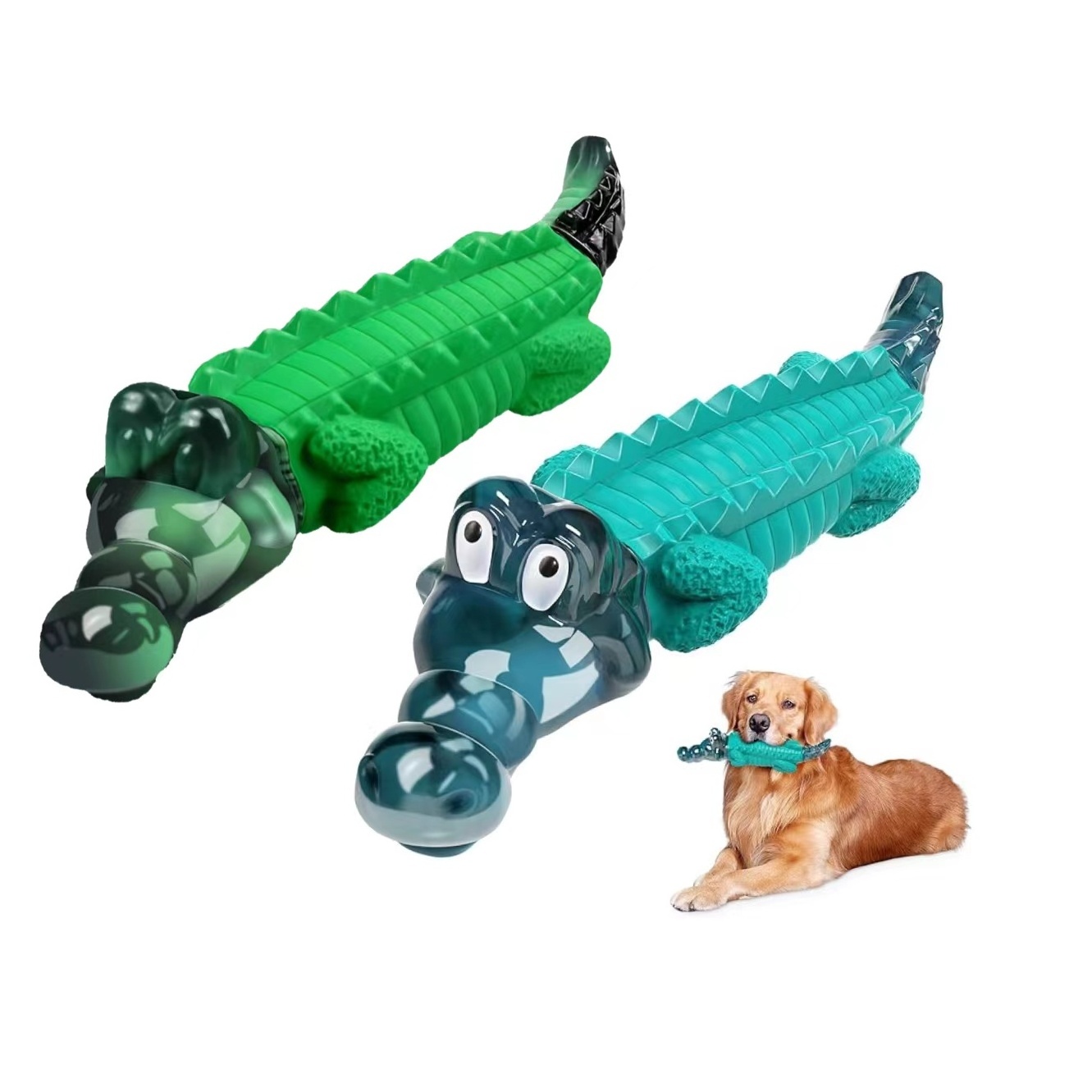 Wholesale Pet Chew Toy for Dogs Durable Indestructible Chewing Crocodile Tough Dog Toys