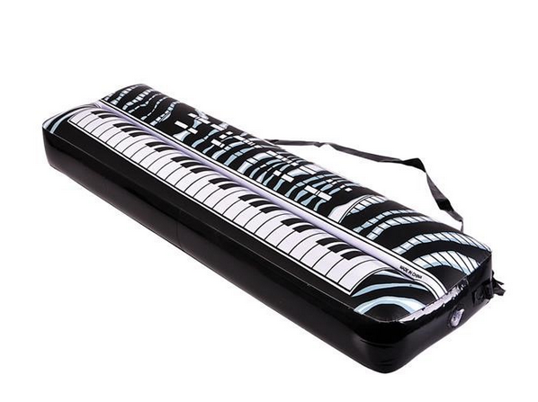 Kids Funny Inflatable Instrument Toy Inflatable Electronic Piano Blow Up Keyboard Piano Instrument Toy For Party Decoration