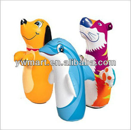 Wholesale customization eco friendly PVC funny toys inflatable tumbler toys for kids