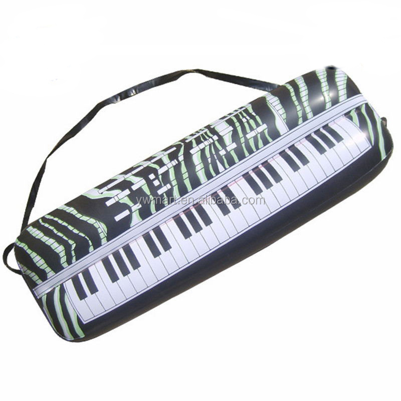 Kids Funny Inflatable Instrument Toy Inflatable Electronic Piano Blow Up Keyboard Piano Instrument Toy For Party Decoration