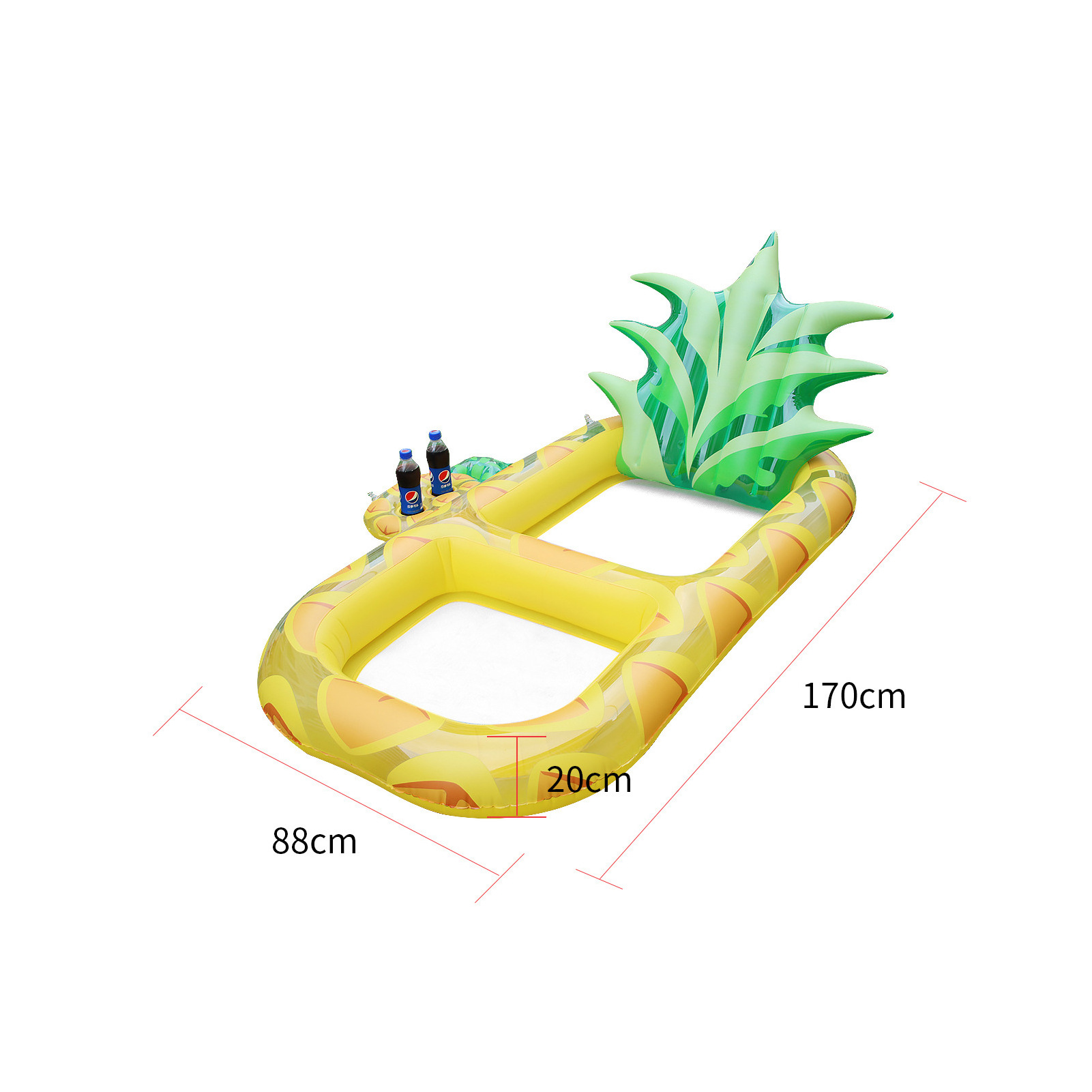 NPOT Inflatable Tanning Pool Lounger Float - 4 in 1 Sun Tan Tub Sunbathing Pool Lounge Raft Floatie Toys