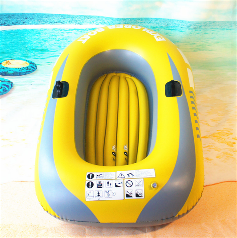 Factory rigid pvc boat inflatable rod holder inflatable fishing boat rafting kayak boat for sale