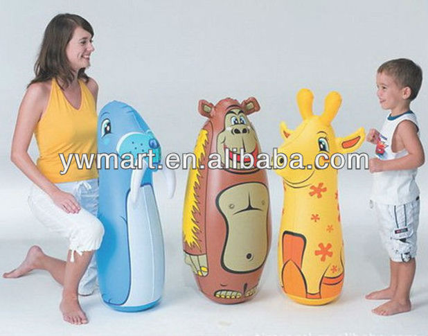 Wholesale customization eco friendly PVC funny toys inflatable tumbler toys for kids