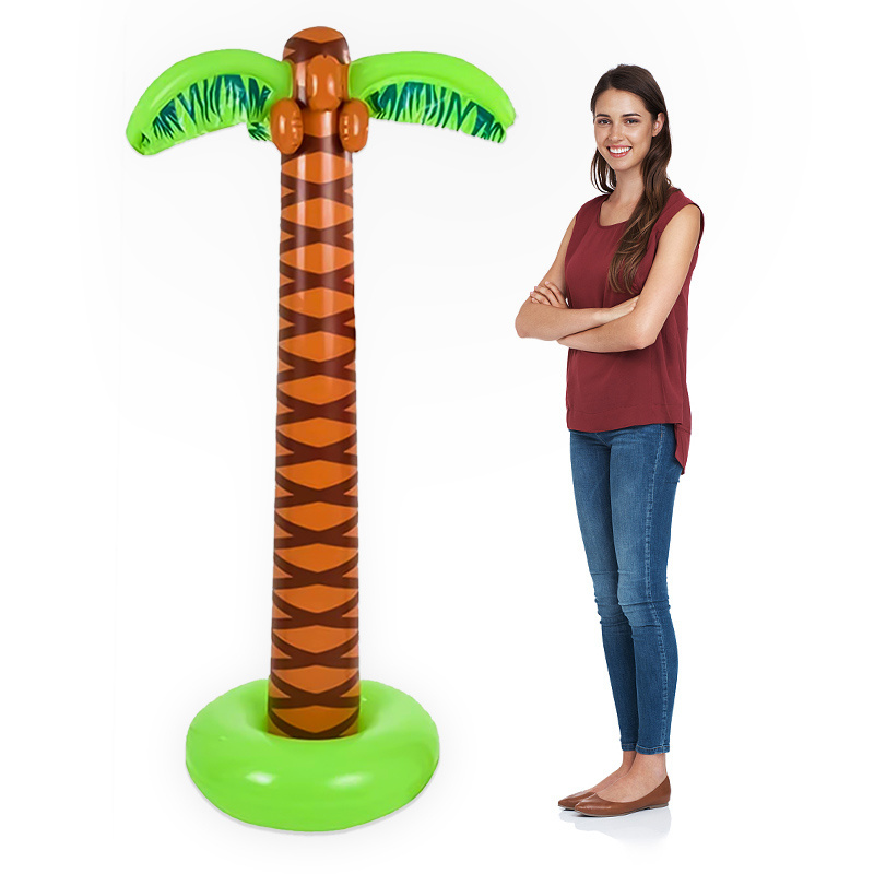 wholesale 160 cm Hawaiian Tropical Party Decorations for Adults & Kids Inflatable coconut tree inflatable palm tree