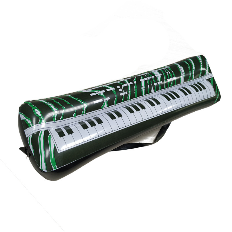 Kids Funny Inflatable Instrument Toy Inflatable Electronic Piano Blow Up Keyboard Piano Instrument Toy For Party Decoration