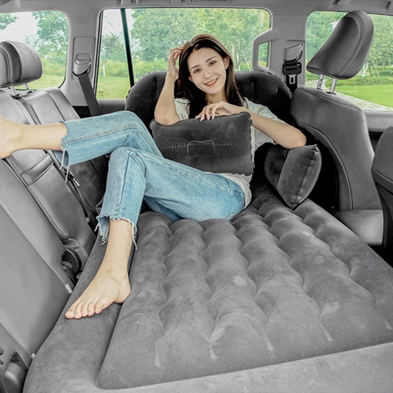 Factory direct seller foldable portable car travel inflatable car bed air mattress for back seat