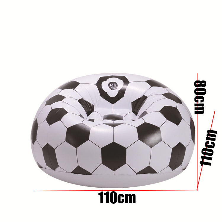 Sofa Bean Bag Chair for Adults and Teens Perfect Outdoor inflatable soccer ball chair football printed bean bag lazy sofa