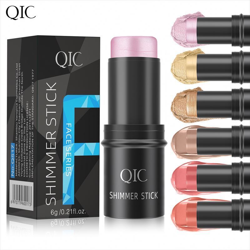 QIC Inew Wholesale Private Label Blush High Quality Vegan Lip Cheek Eye Creamy Blusher Highlighter Makeup Cream Blush Stick